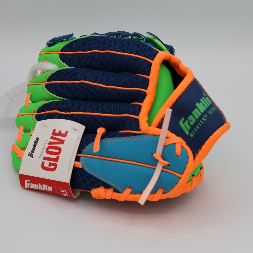 Franklin TeeBall Glove MESH TEK System 9.5 Inch Kids Youth Baseball